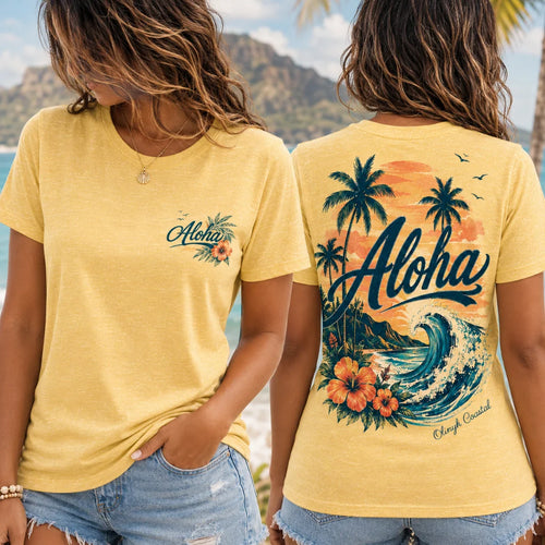 Aloha Tropical Wave T-Shirt