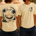 Breathe Sunset Beach Hammock Tee