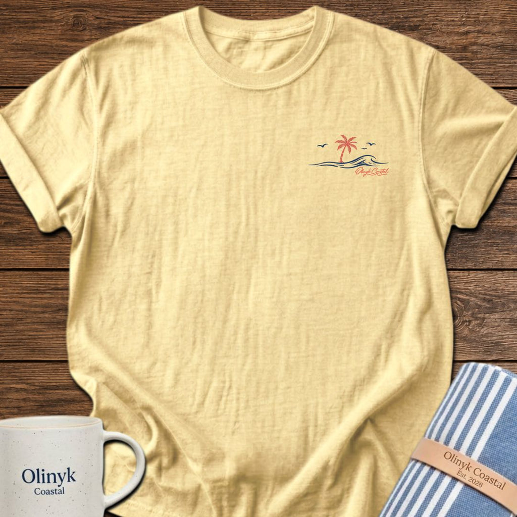 Palm Tree & Wave T-Shirt