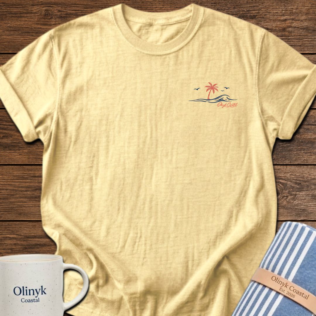 Palm Tree & Wave T-Shirt