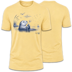 Otter Blowing on Willow T-Shirt