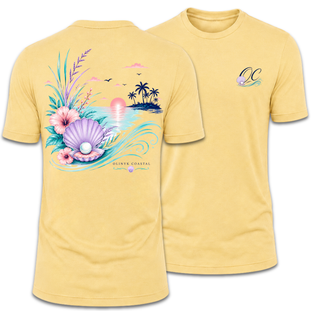 Pearl 'OC' Logo Soft Pastel T-Shirt