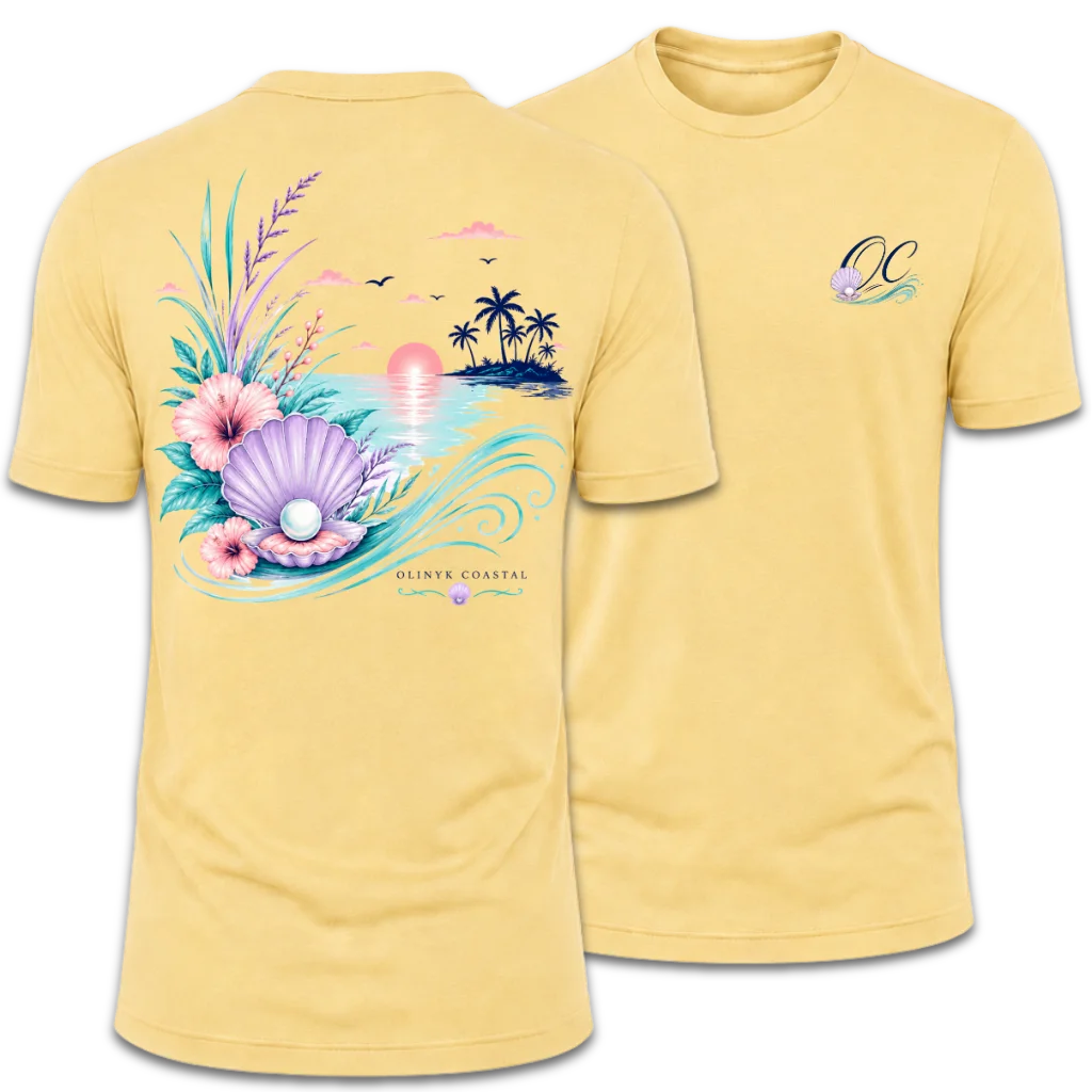 Pearl 'OC' Logo Soft Pastel T-Shirt