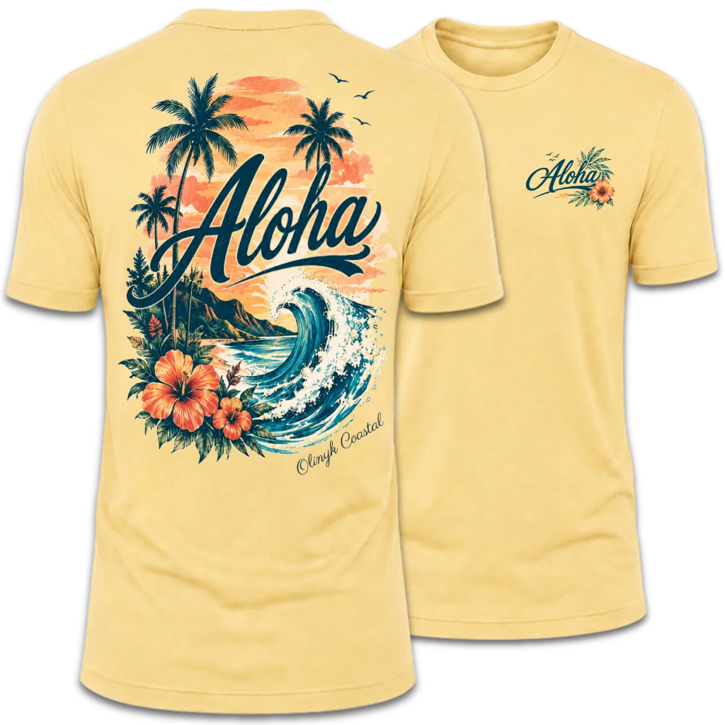 Aloha Tropical Wave T-Shirt