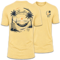 Breathe Sunset Beach Hammock Tee