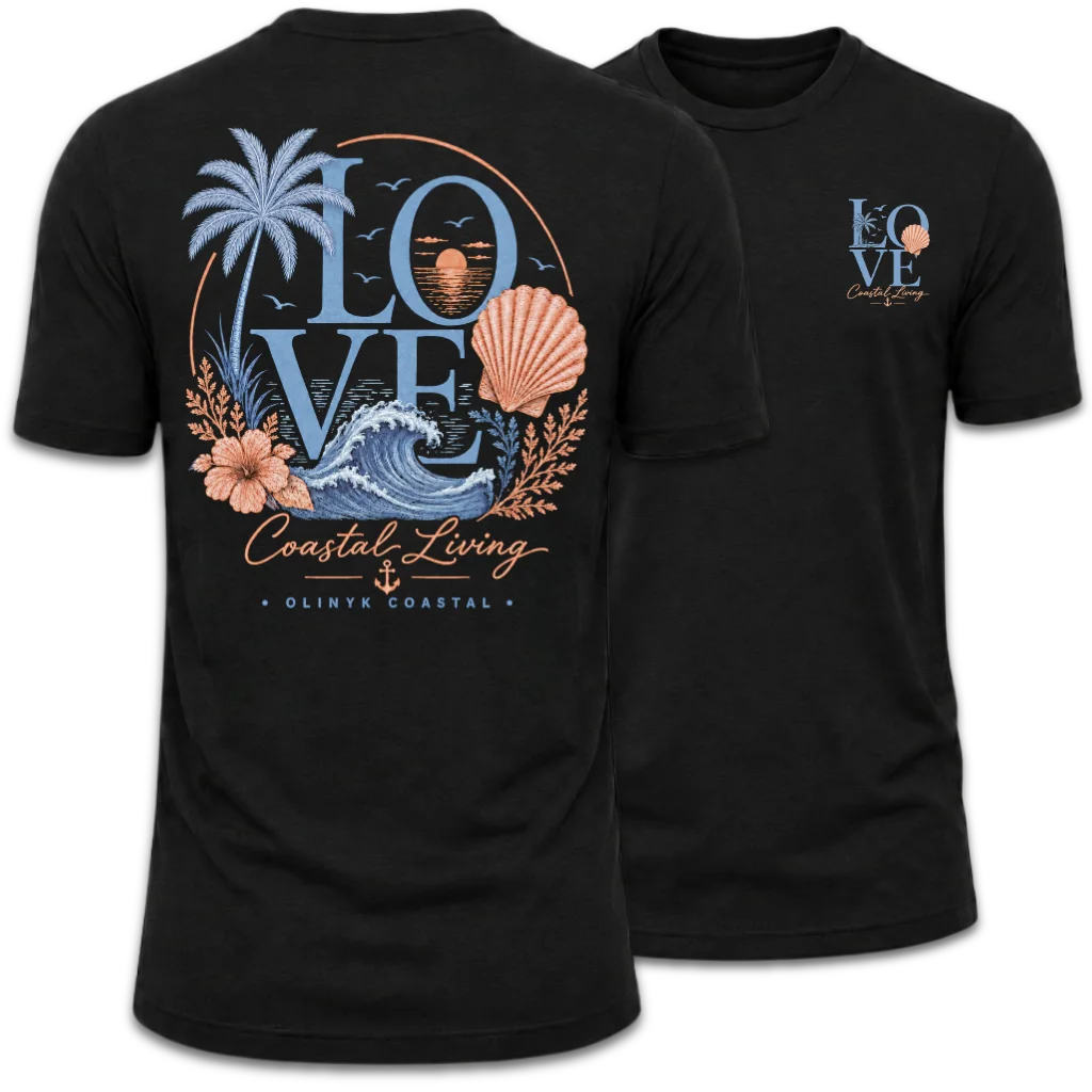 Coastal Living "LOVE" Beach T-Shirt