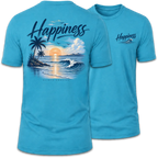 Happiness Sunset Beach T-Shirt
