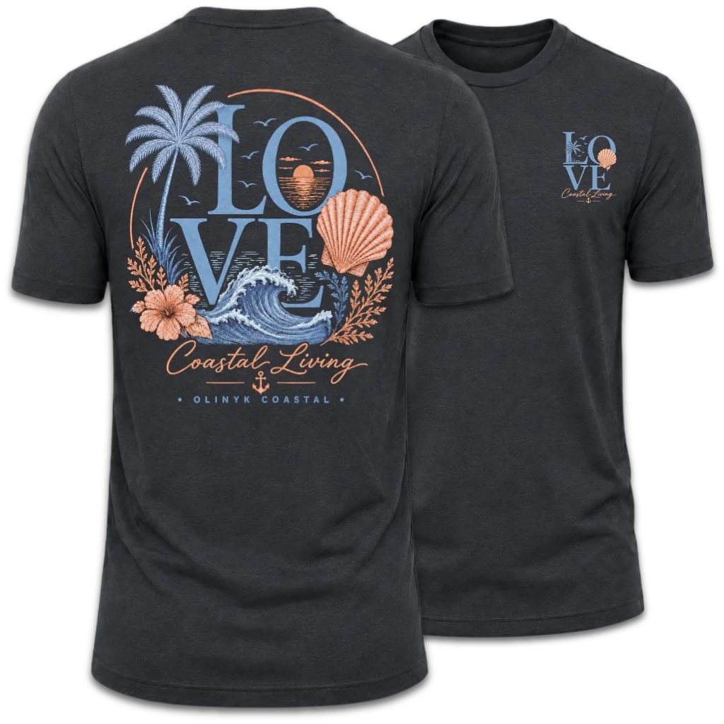 Coastal Living "LOVE" Beach T-Shirt