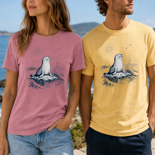 Coastal Harbor Seal - Sun & Sea T-Shirt