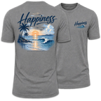 Happiness Sunset Beach T-Shirt