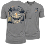 Breathe Sunset Beach Hammock Tee