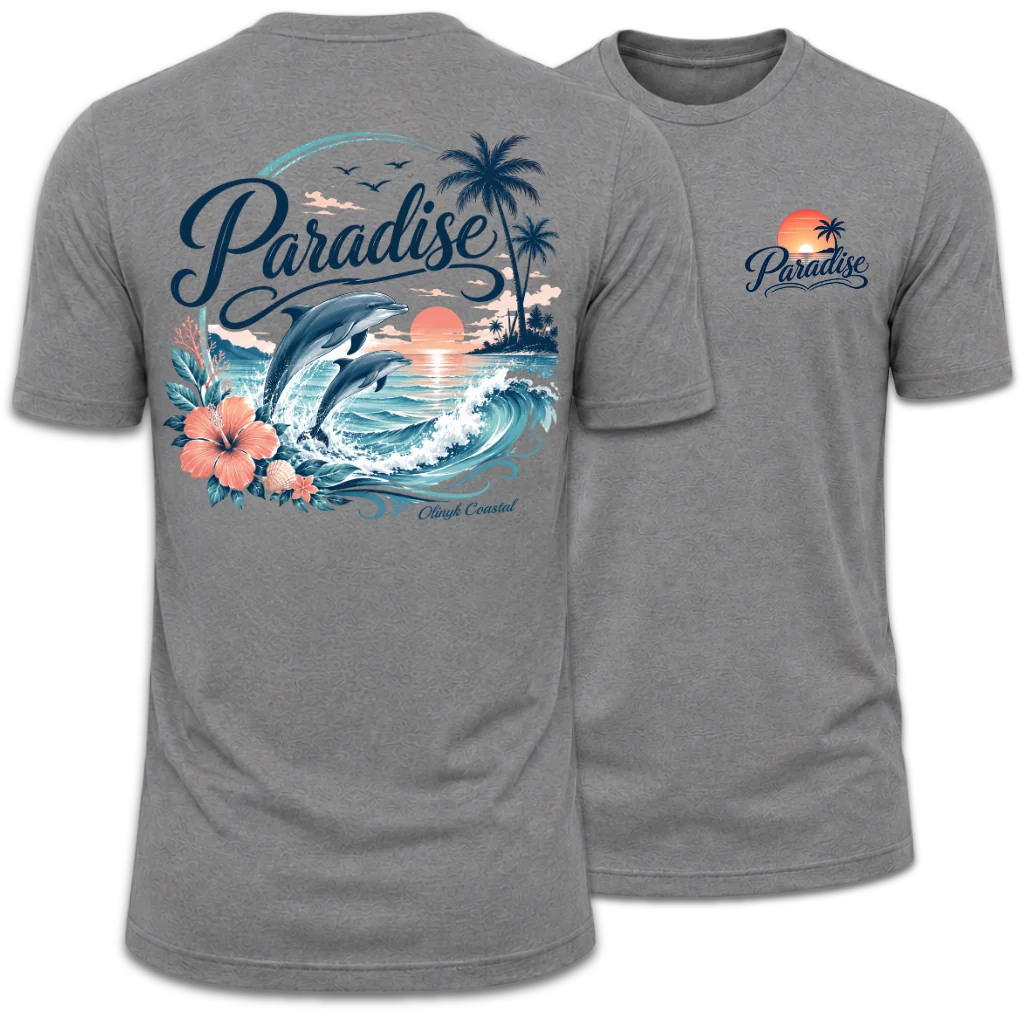 Dolphin Paradise Beach T-Shirt