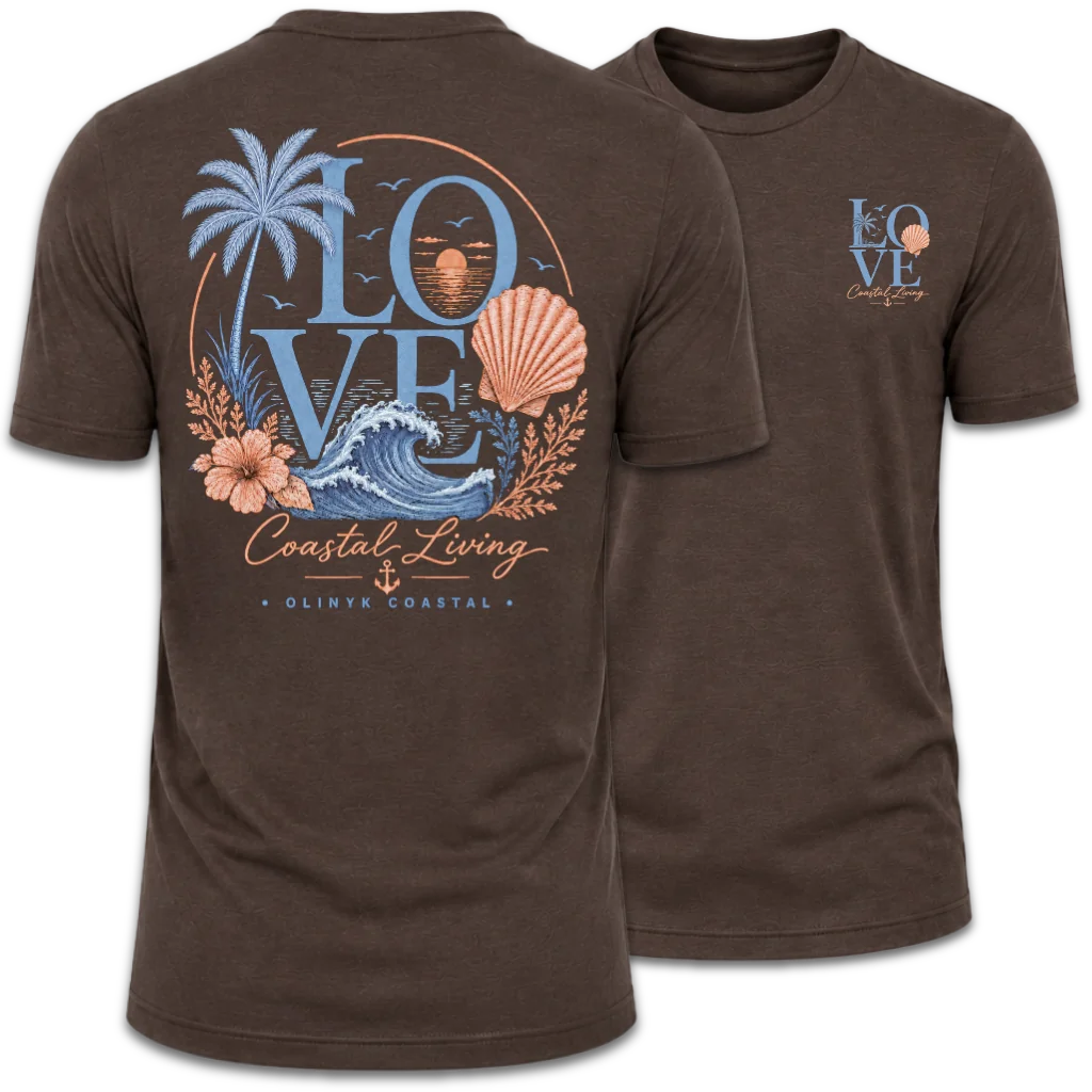 Coastal Living "LOVE" Beach T-Shirt