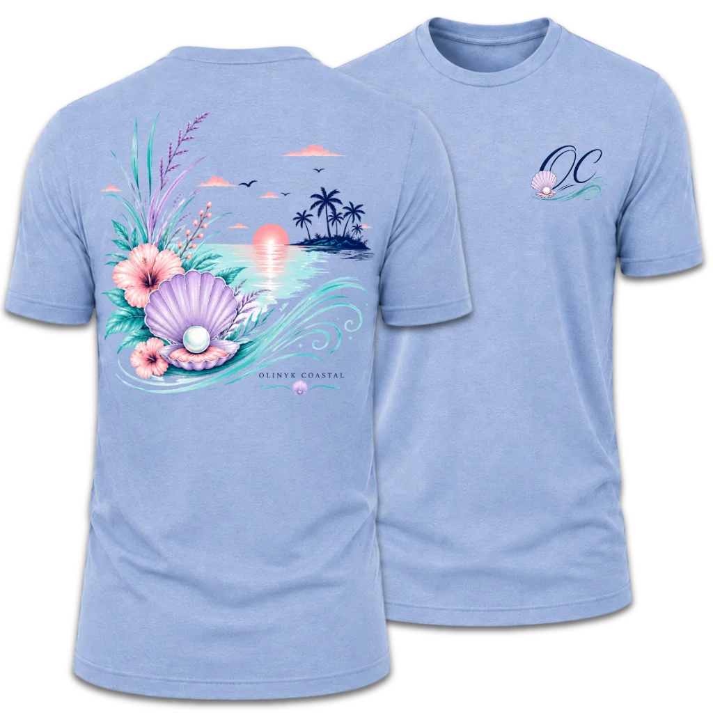 Pearl 'OC' Logo Soft Pastel T-Shirt