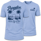 Paradise Sunrise & Tropical Beach T-Shirt