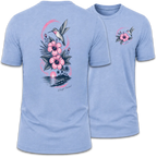 Hummingbird Love Hibiscus Coastal Tee