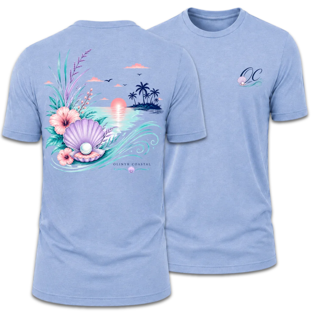 Pearl 'OC' Logo Soft Pastel T-Shirt