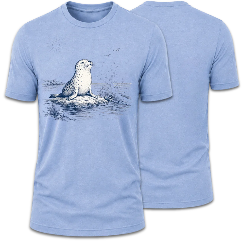 Coastal Harbor Seal - Sun & Sea T-Shirt