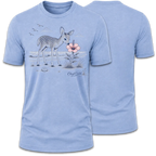 Baby Deer Smelling Flower T-Shirt