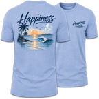 Happiness Sunset Beach T-Shirt