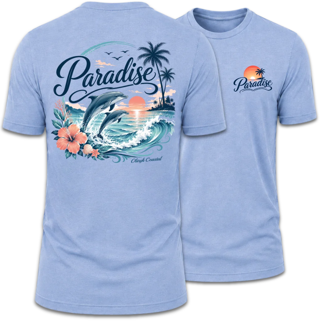 Dolphin Paradise Beach T-Shirt