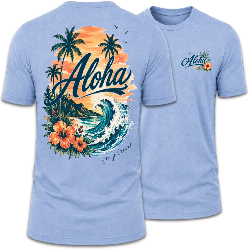 Aloha Tropical Wave T-Shirt