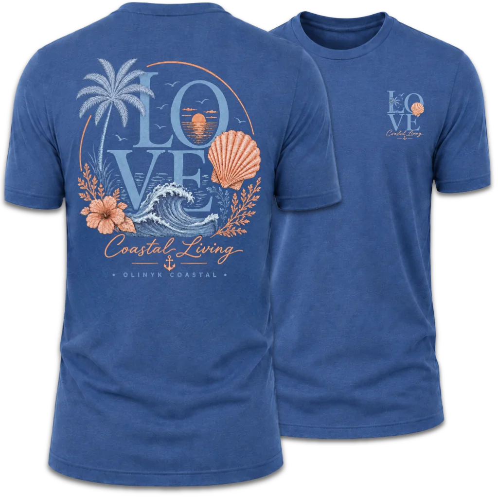 Coastal Living "LOVE" Beach T-Shirt