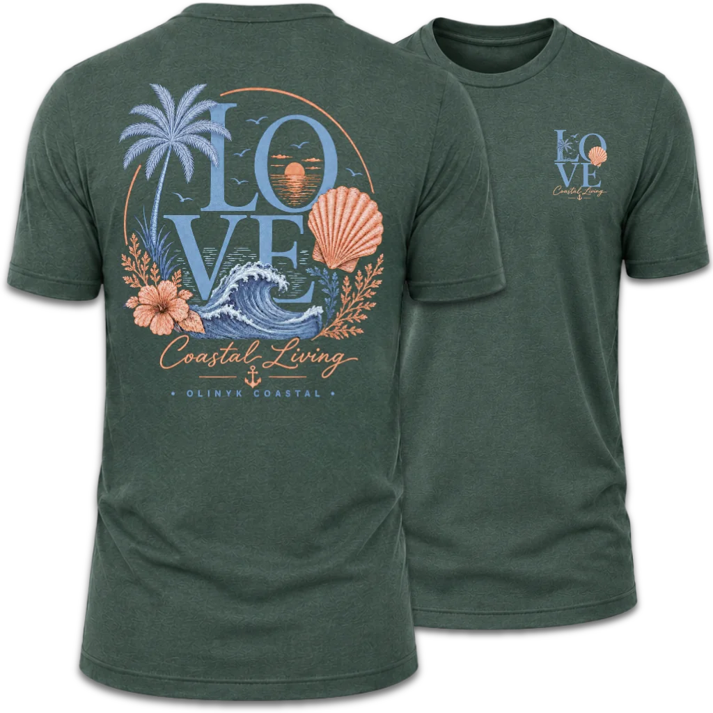 Coastal Living "LOVE" Beach T-Shirt