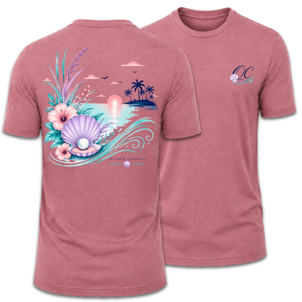 Pearl 'OC' Logo Soft Pastel T-Shirt