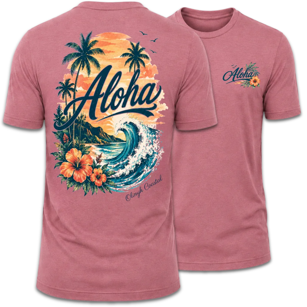 Aloha Tropical Wave T-Shirt