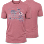 Baby Deer Smelling Flower T-Shirt