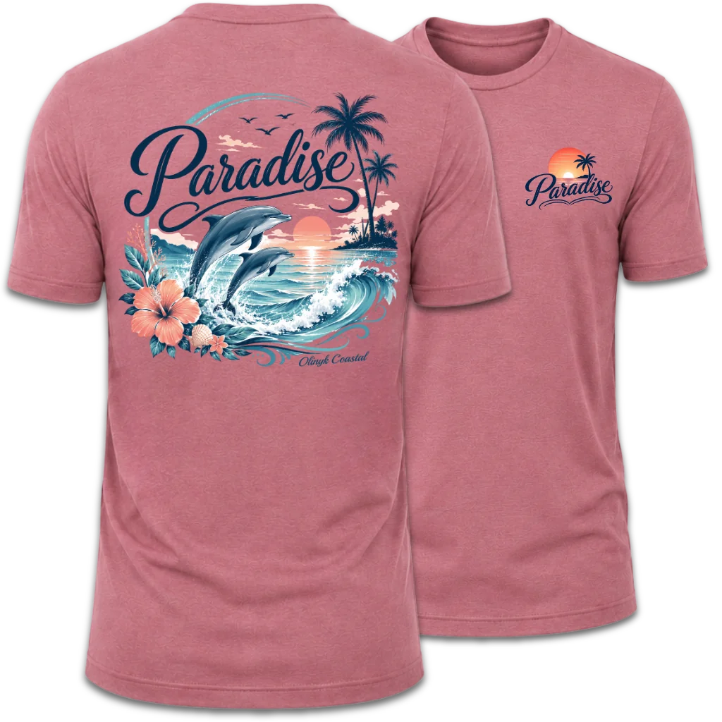 Dolphin Paradise Beach T-Shirt