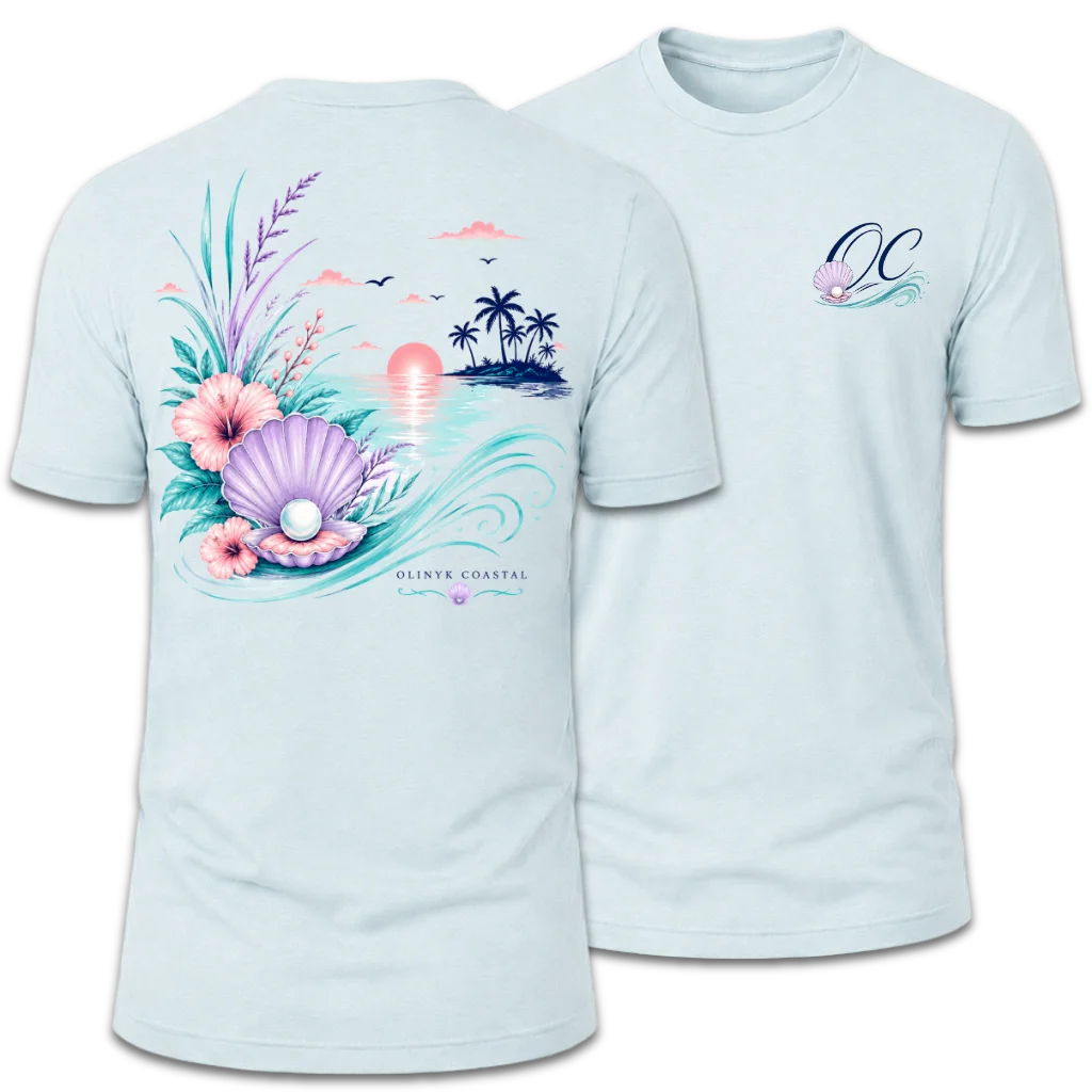 Pearl 'OC' Logo Soft Pastel T-Shirt