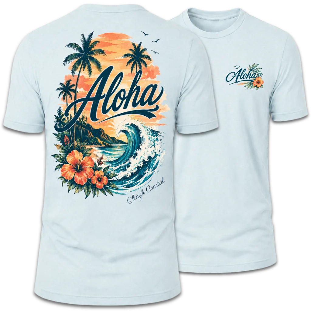 Aloha Tropical Wave T-Shirt
