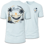 Breathe Sunset Beach Hammock Tee