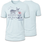 Baby Deer Smelling Flower T-Shirt
