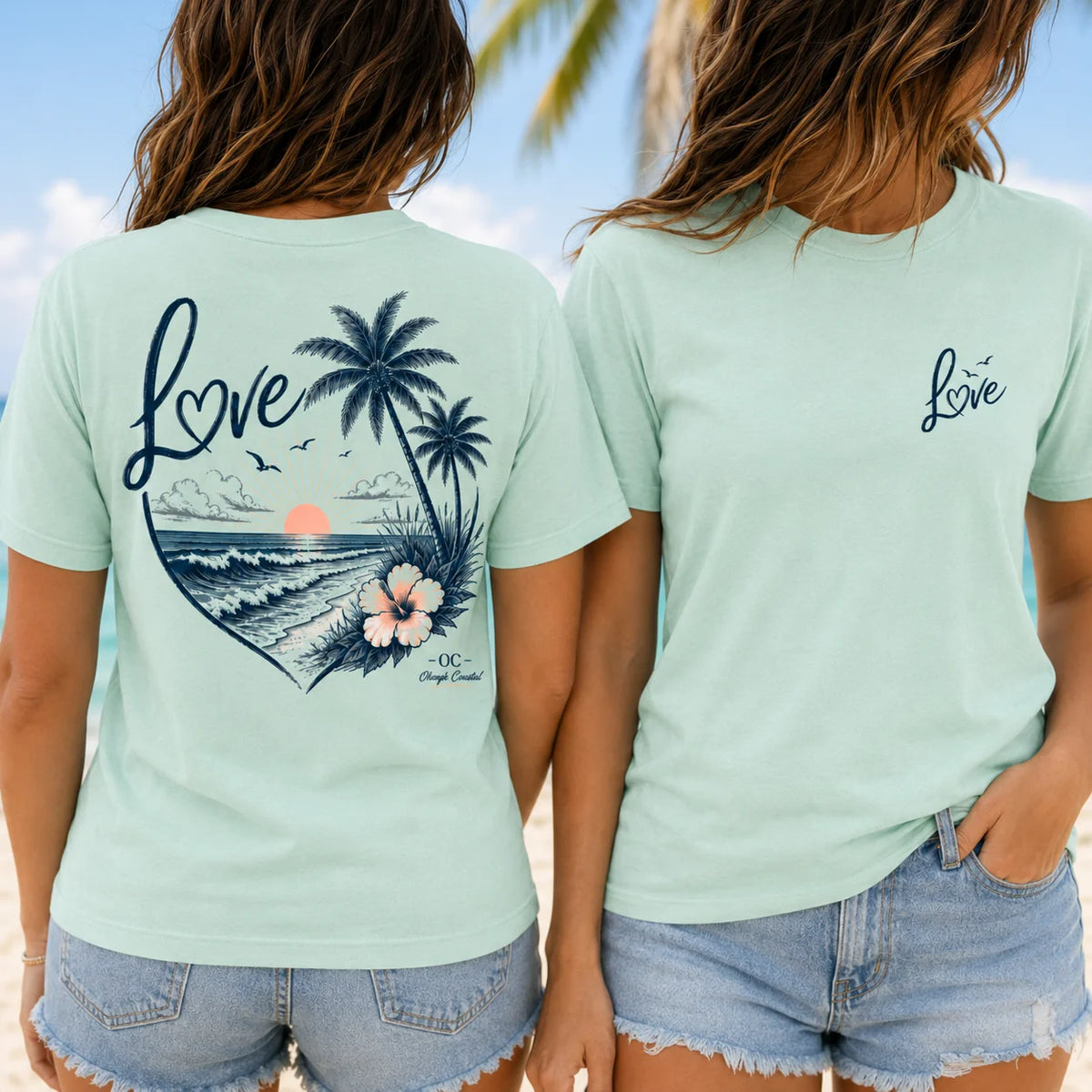 Tropical Love Beach T-Shirt
