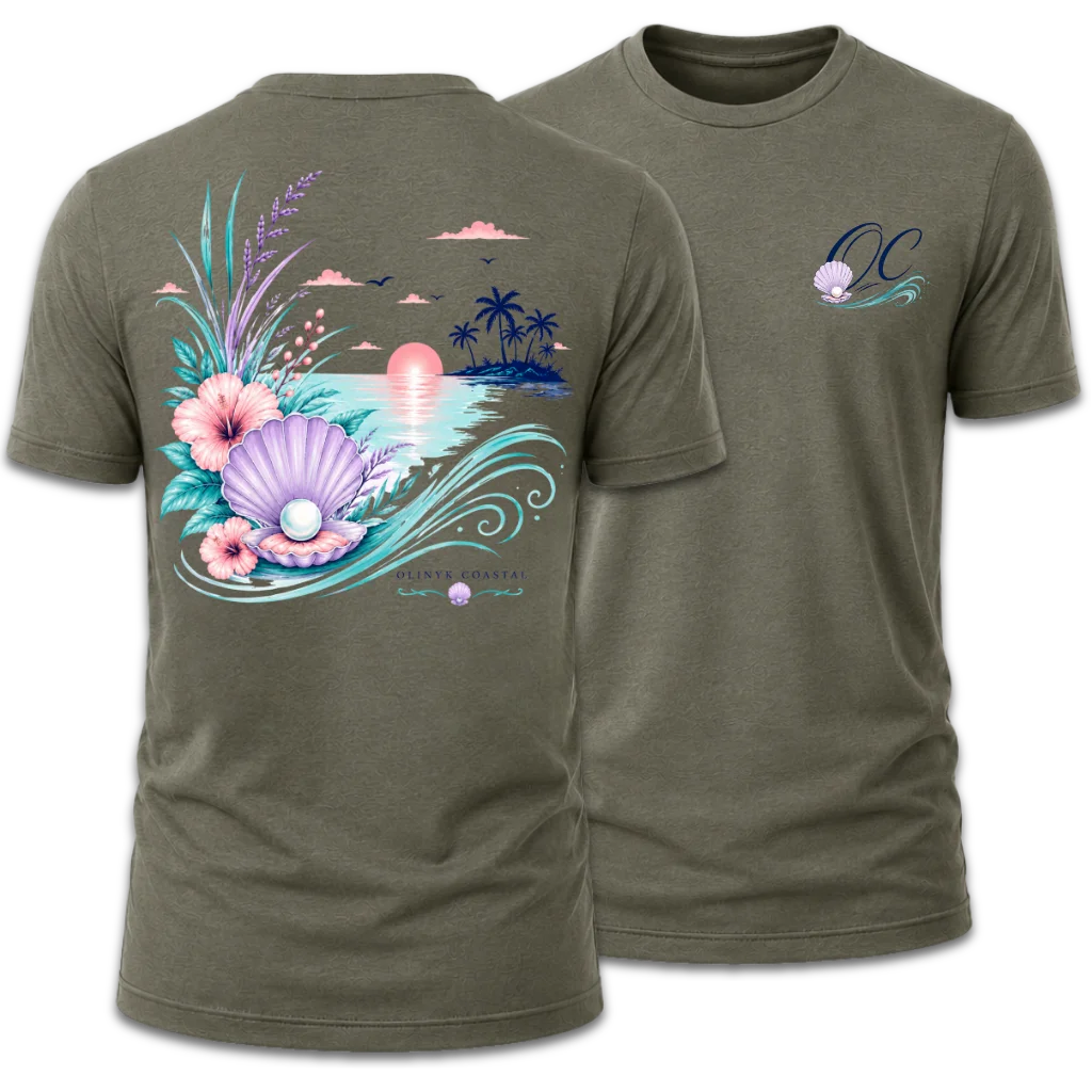 Pearl 'OC' Logo Soft Pastel T-Shirt