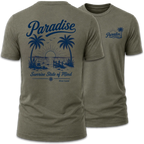Paradise Sunrise & Tropical Beach T-Shirt