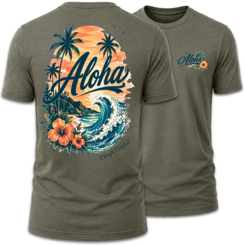 Aloha Tropical Wave T-Shirt