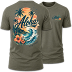 Aloha Tropical Wave T-Shirt