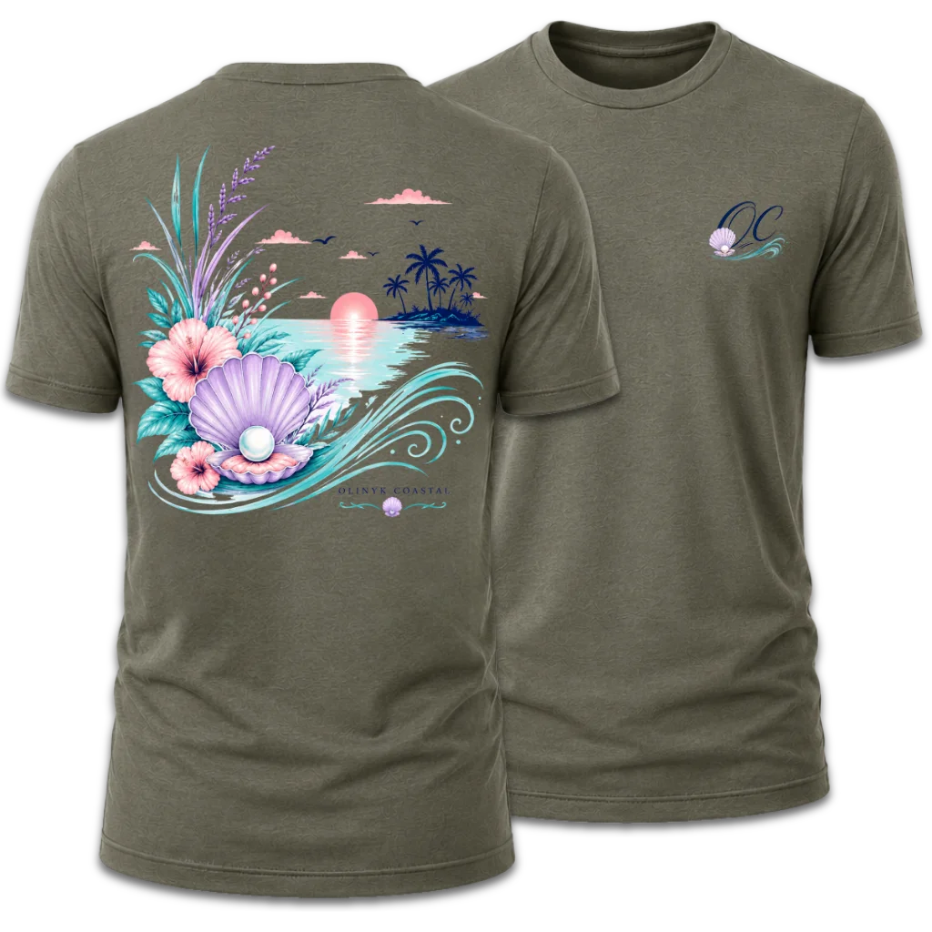 Pearl 'OC' Logo Soft Pastel T-Shirt