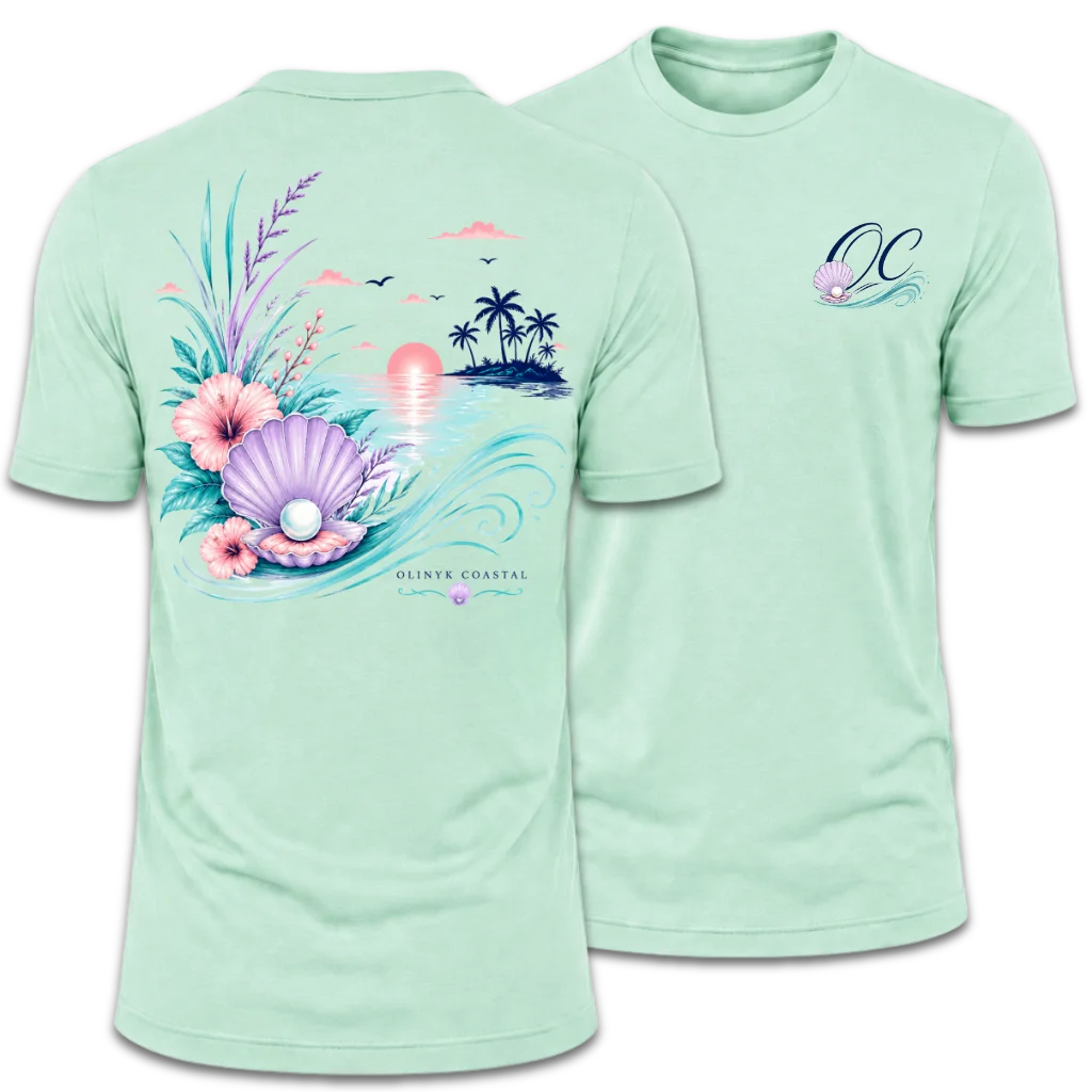 Pearl 'OC' Logo Soft Pastel T-Shirt