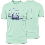 Otter Blowing on Willow T-Shirt