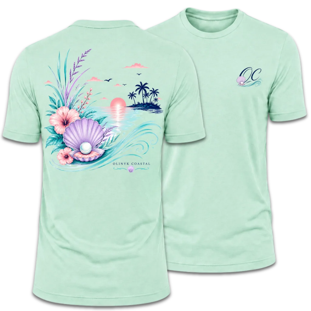 Pearl 'OC' Logo Soft Pastel T-Shirt