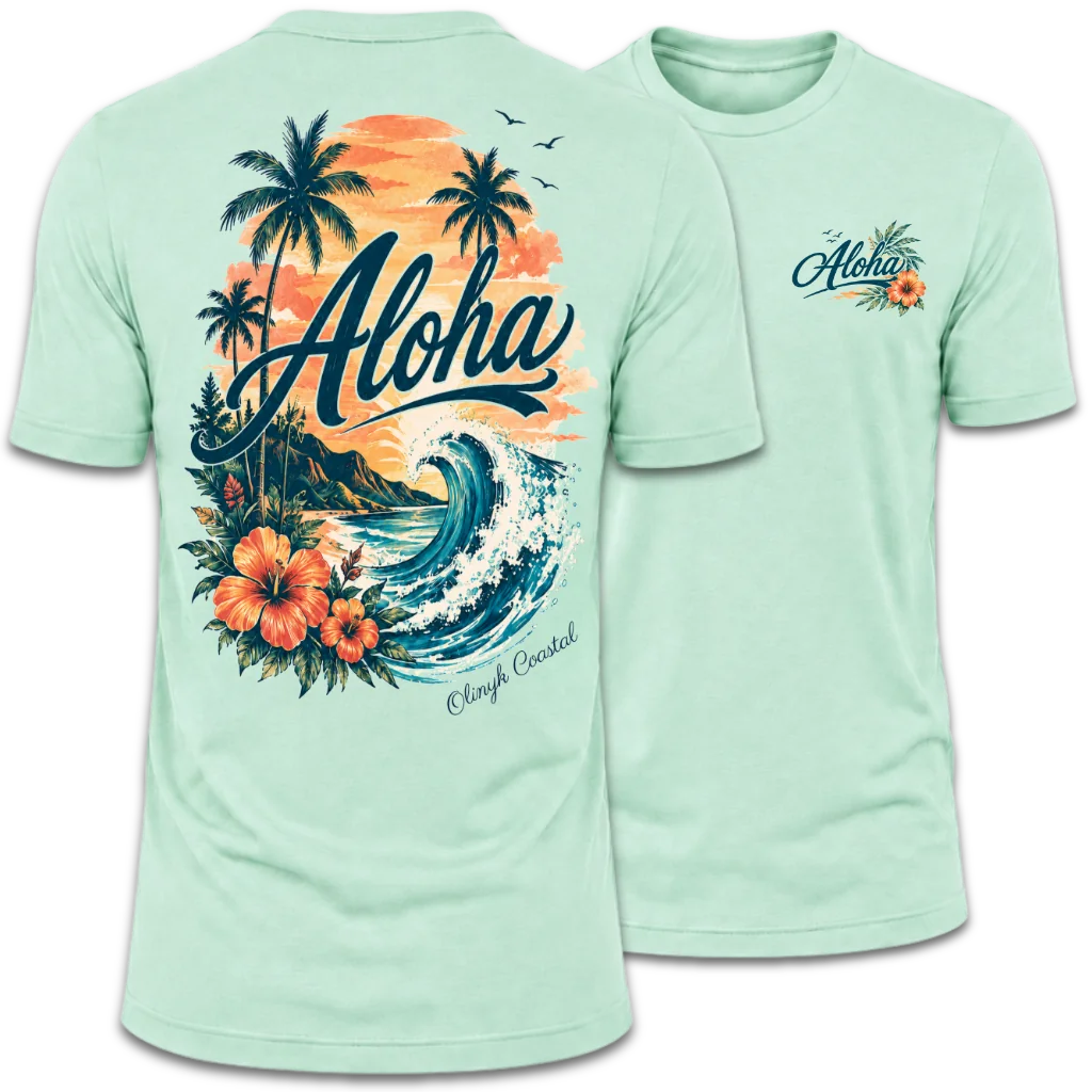 Aloha Tropical Wave T-Shirt