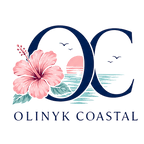 Floral "OC" Chest Logo T-Shirt