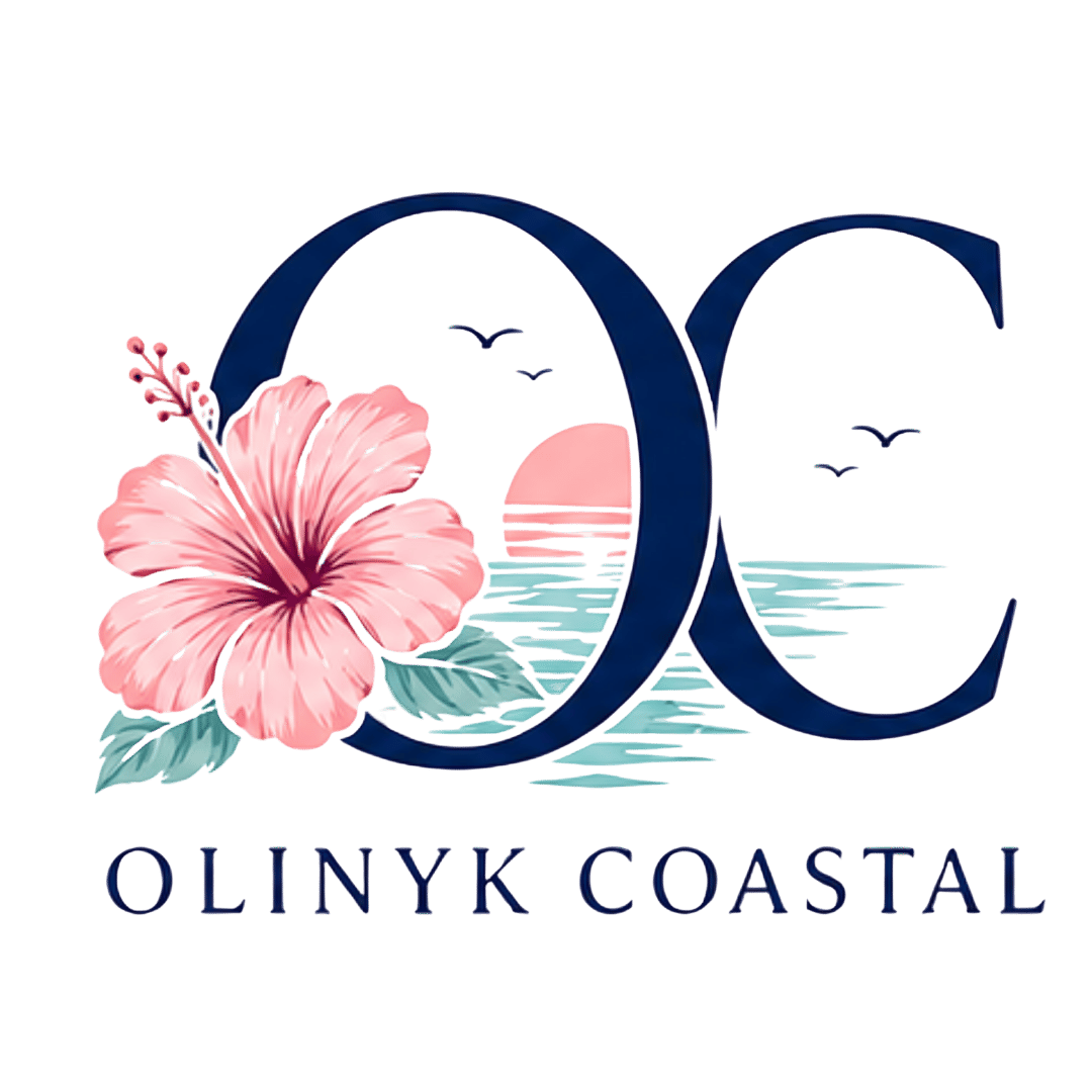 Floral "OC" Chest Logo T-Shirt