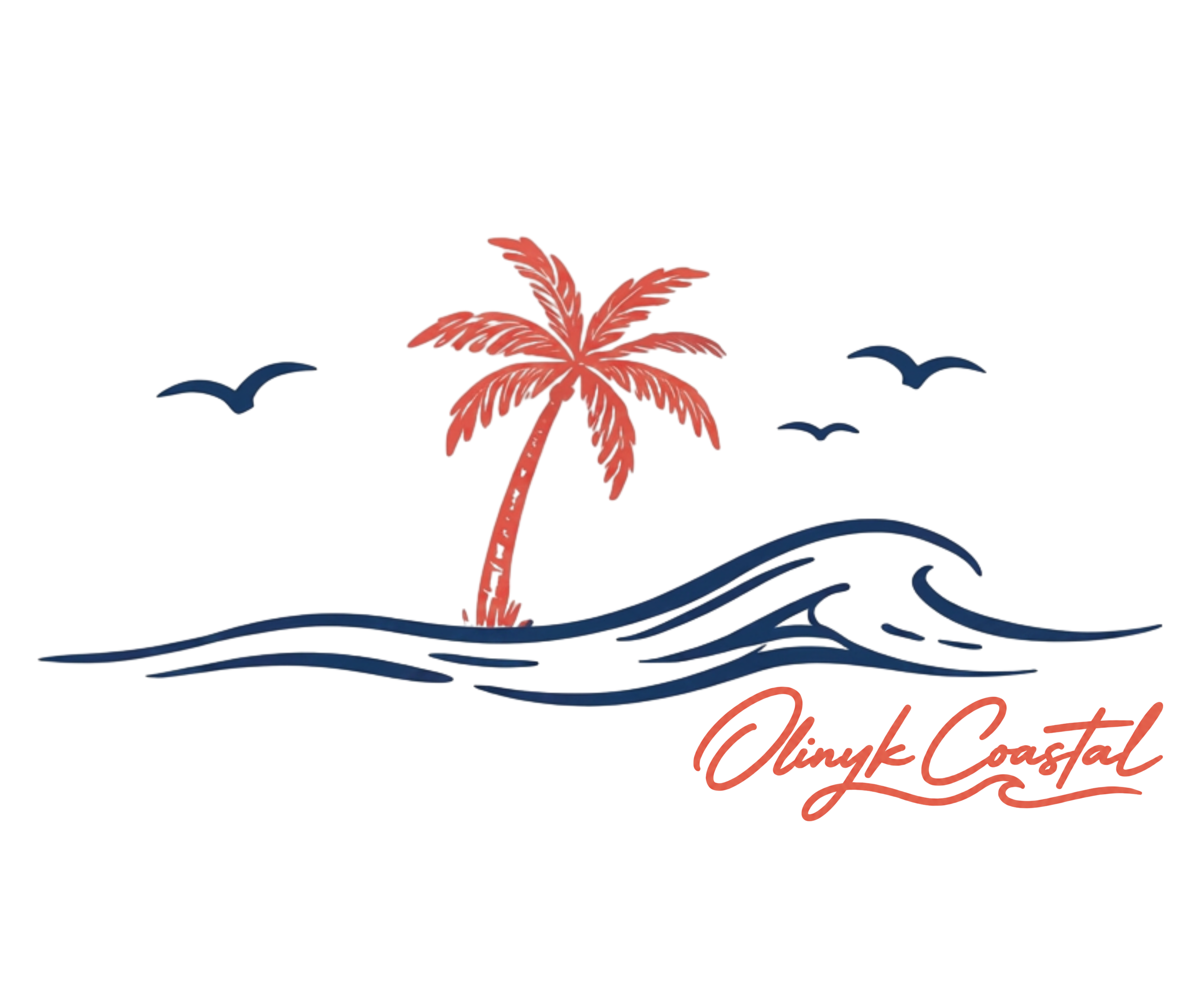 Palm Tree & Wave T-Shirt