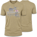 Baby Deer Smelling Flower T-Shirt